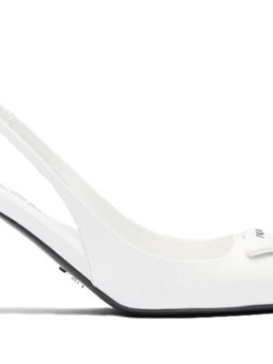 Décolleté slingback in MV spazzolata