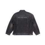 Giacca nera oversize