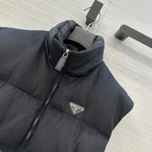 gilet imbottito con cintura