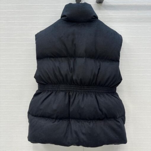 gilet imbottito con cintura