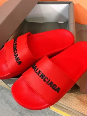 Balenciaga Pool Slides Rood