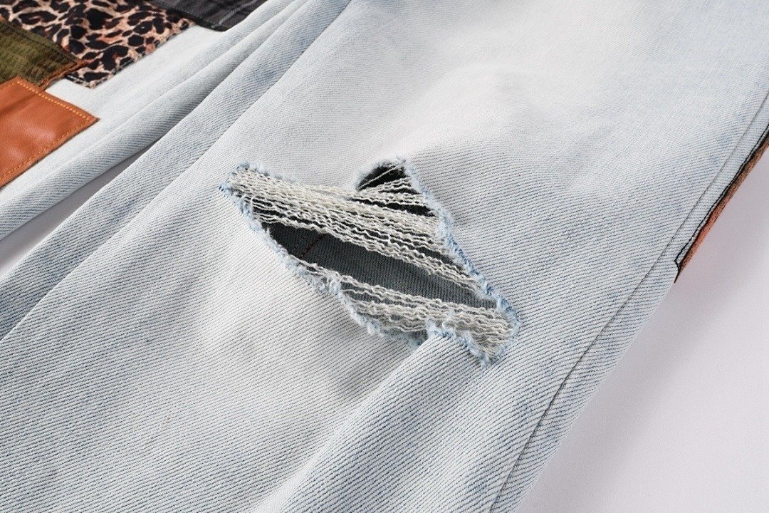 Amiri Patchwork Jeans 9 - Image 8