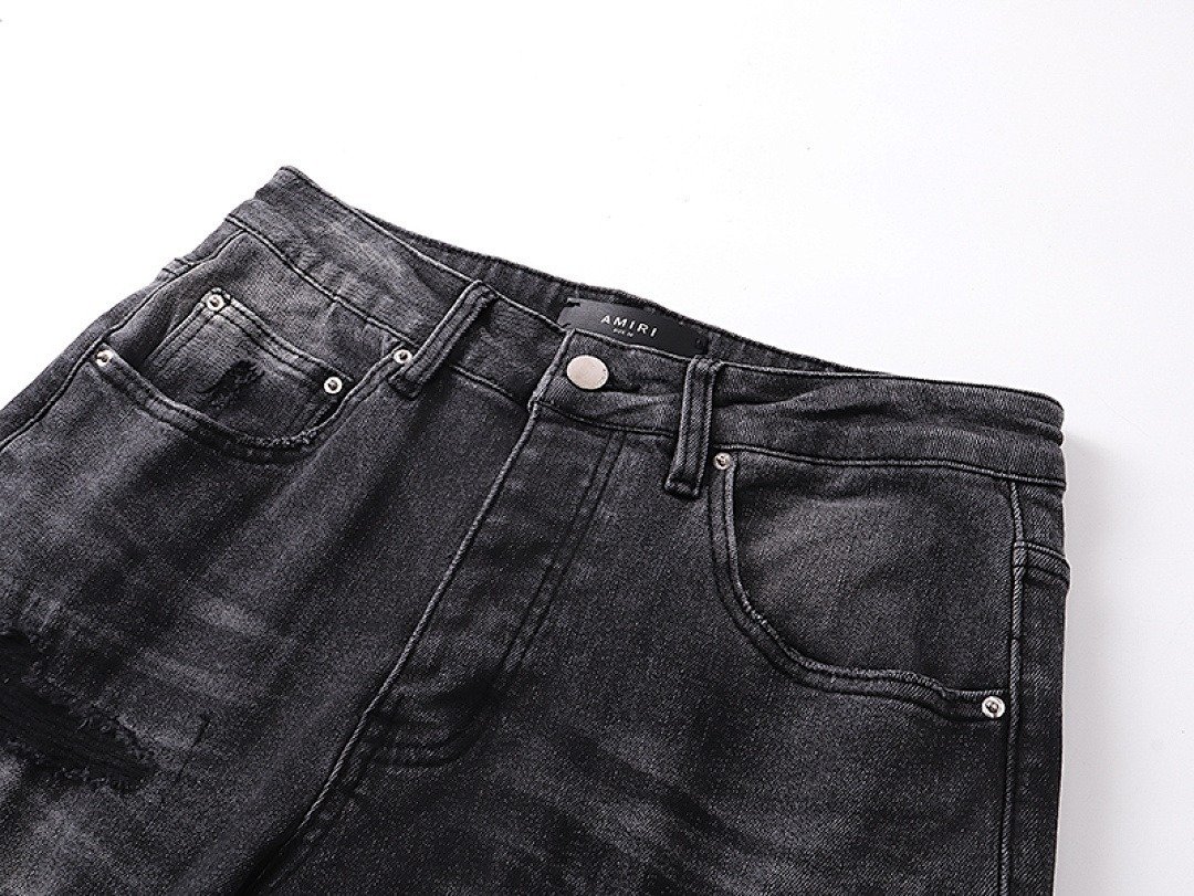 Amiri Varsity Logo Jeans 10 - Image 5