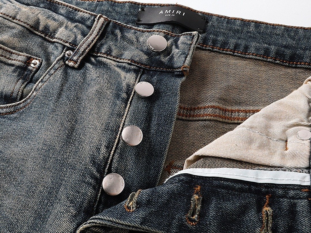 Amiri Staggered Logo Jeans 19 - Image 5