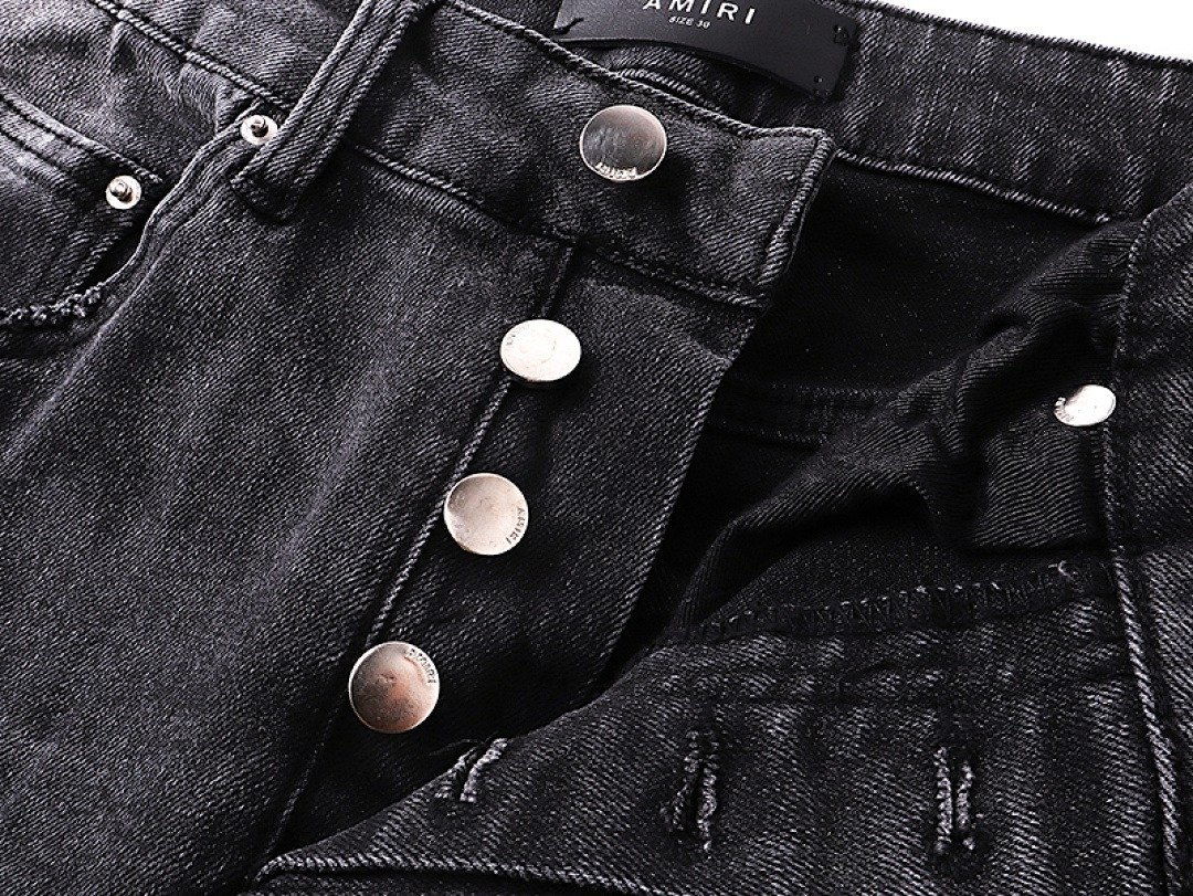 Amiri Varsity Logo Jeans 10 - Image 7