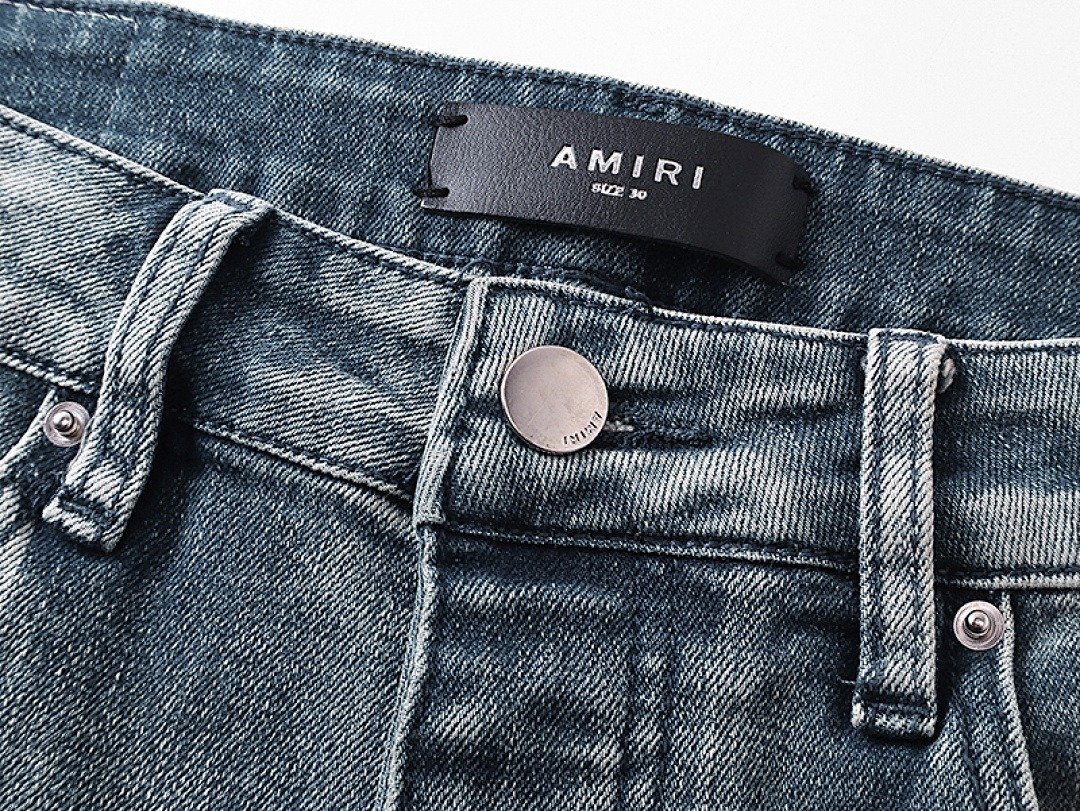 Amiri Crystal Cross Patch Jeans 13 - Image 8