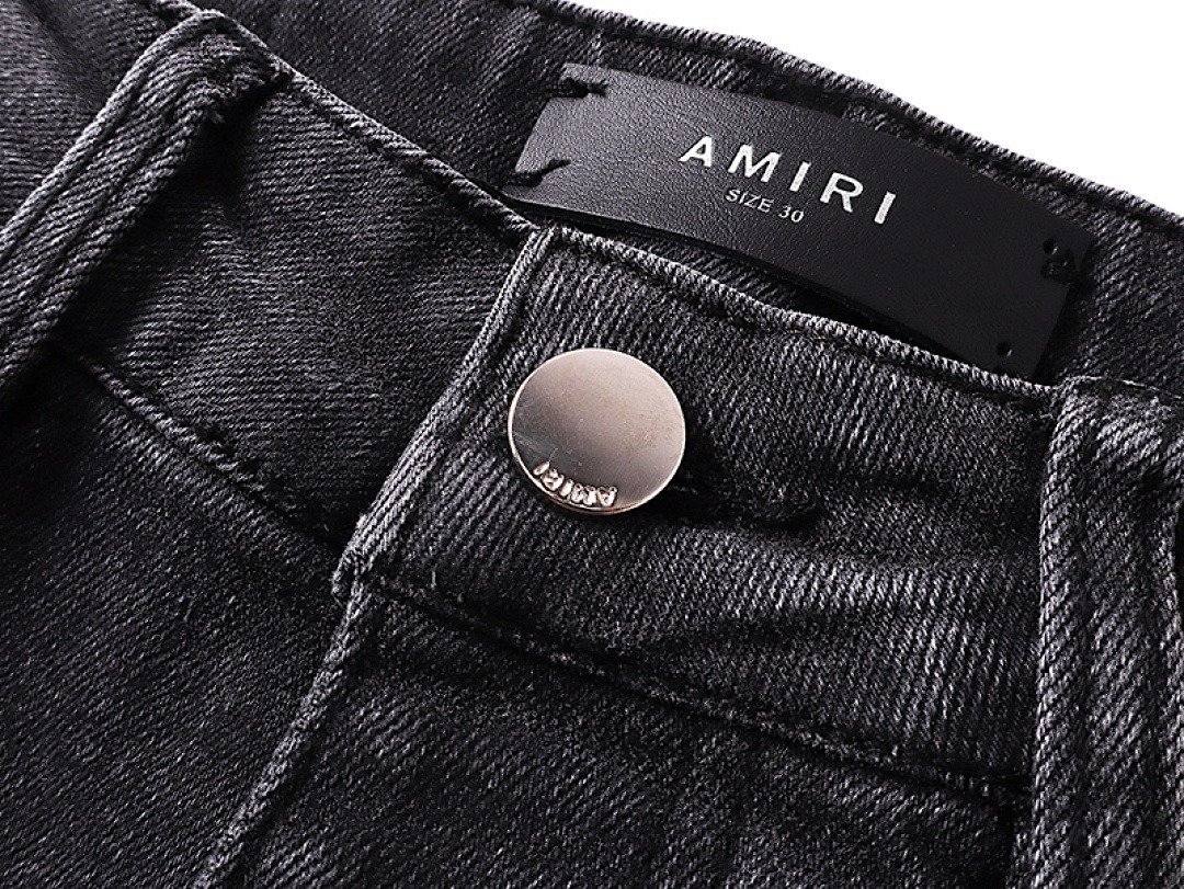 Amiri Varsity Logo Jeans 10 - Image 6