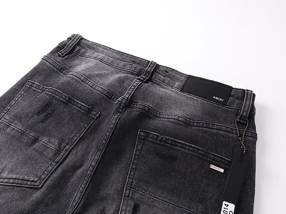 Amiri Varsity Logo Jeans 10 - Image 8