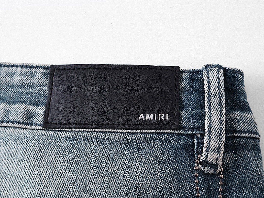 Amiri Crystal Cross Patch Jeans 13 - Image 5