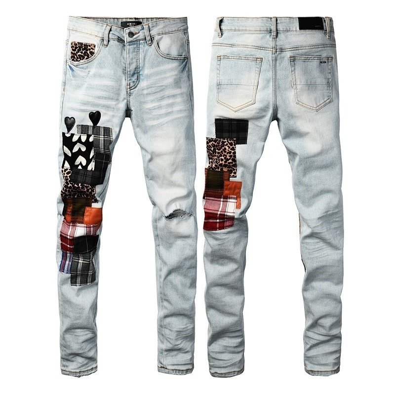 Amiri Patchwork Jeans 9 - Image 2