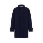 Lana e seta blu navy