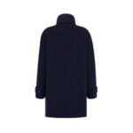 Lana e seta blu navy