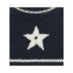 Maglione in lana e cachemire blu navy