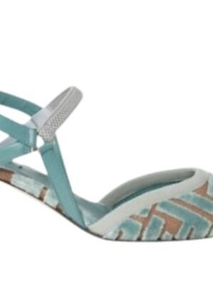 Slingback azzurro