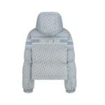 Taffetà tecnico Oblique blu e bianco