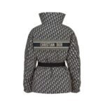 Taffeta trapuntato blu Oblique